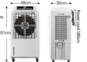150 W 220 V Industriële Water Luchtkoeler 7.5 H Afstandsbediening Timer Airconditioner
